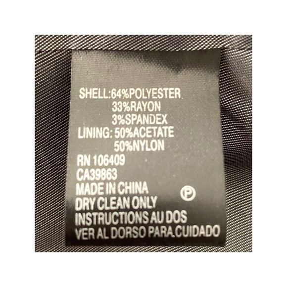 Tahari Sleeveless Scoop Neck Menswear Fabric Dress - Picture 10 of 11